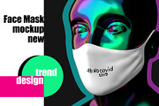 Face Mack NEW trand, a Mask Mockup by Radmila (Thumbnail 2 of 11)