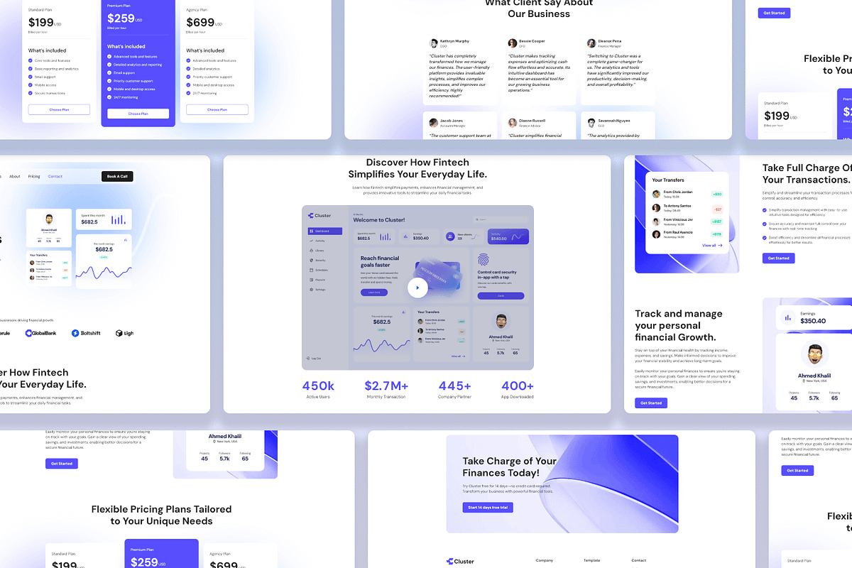 Cluster - Startup Framer Template, a Landing Page Template by Flow Samurai Templates (Photo 3 of 4)