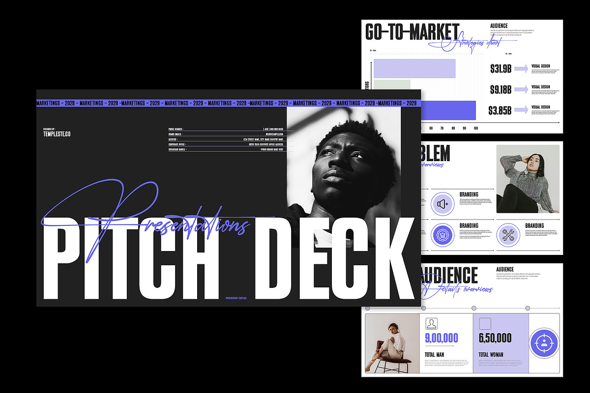 Creative Pitch Deck Presentation, a Presentation Template by Templeste (Photo 6 of 7)