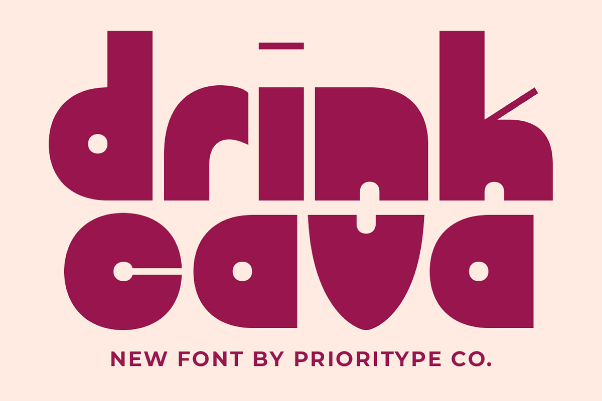 Drink Cava, a Sans Serif Font by Prioritype Co (Photo 1 of 10)