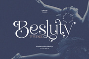 Besluty - Modern Elegant Luxury, a Serif Font by Qweera Studio (Thumbnail 1 of 12)