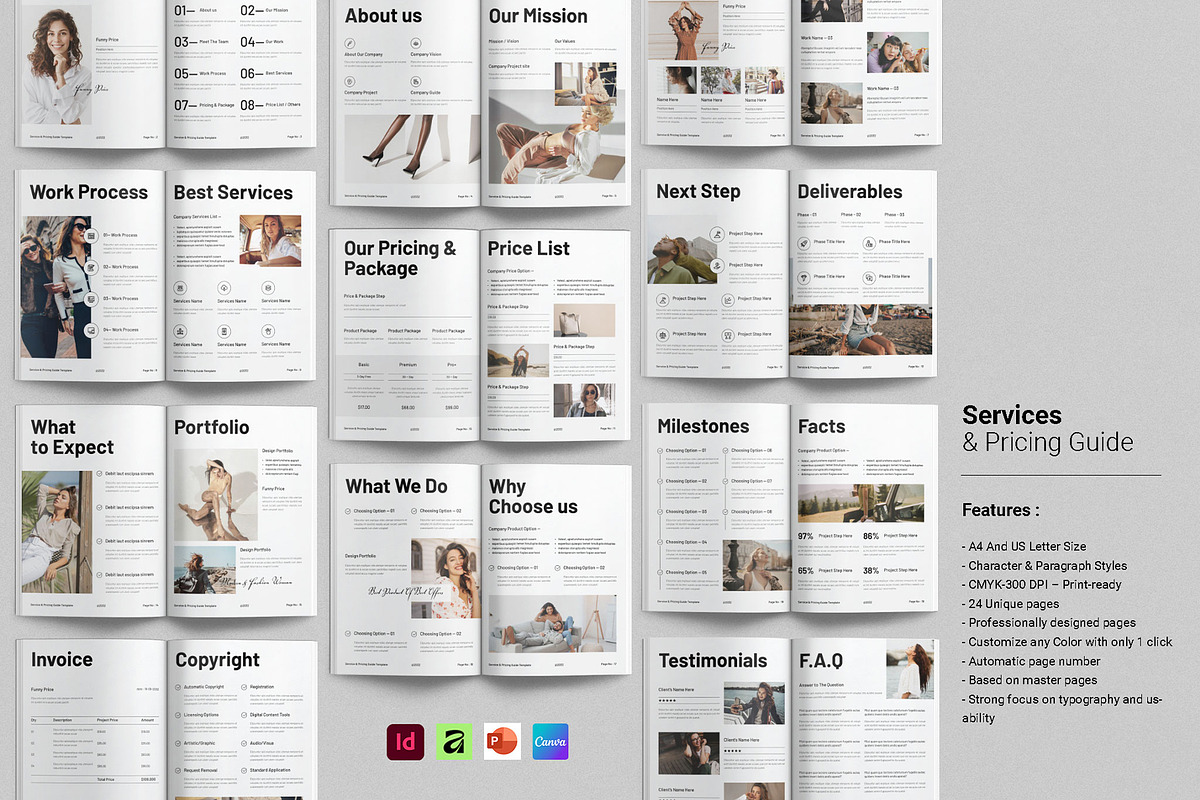 Services & Pricing Guide Template, a Magazine Template by GoldenGrid Studio (Photo 15 of 15)