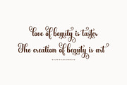 Sauthine, a Script Font by Bosstype Studio (Thumbnail 6 of 7)