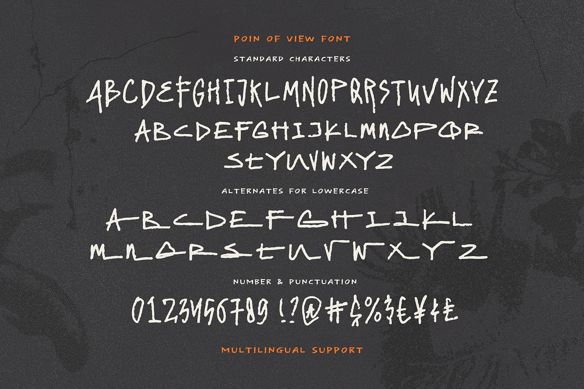 Point of View – Raw Hand-Drawn Font, a Handwritten Font by Sloulyfe (Photo 9 of 10)