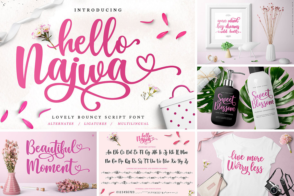SALE Modern Script Font Bundle preview 3