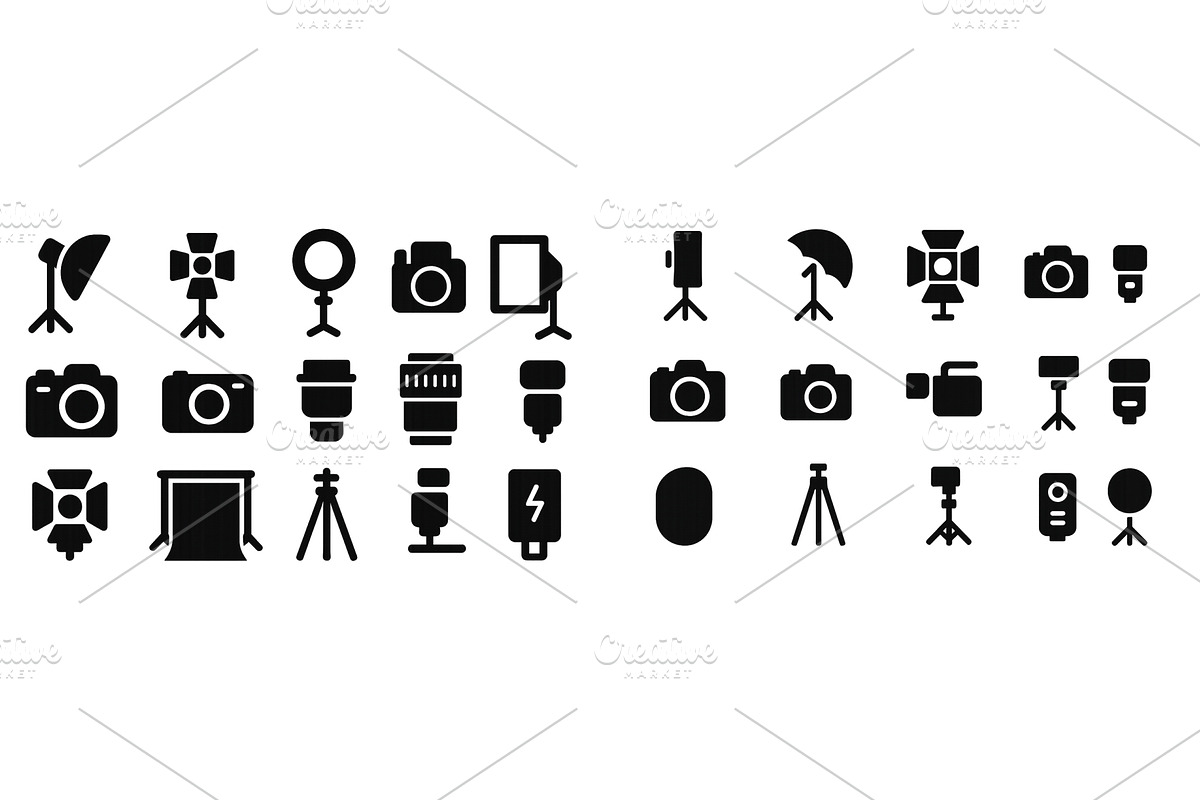 Collection of photography equipment, an Illustration by ZinetroN