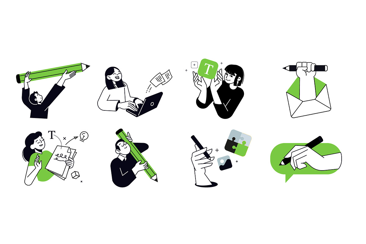Write the next success story, a Person Illustration by PureSolution (Photo 4 of 6)