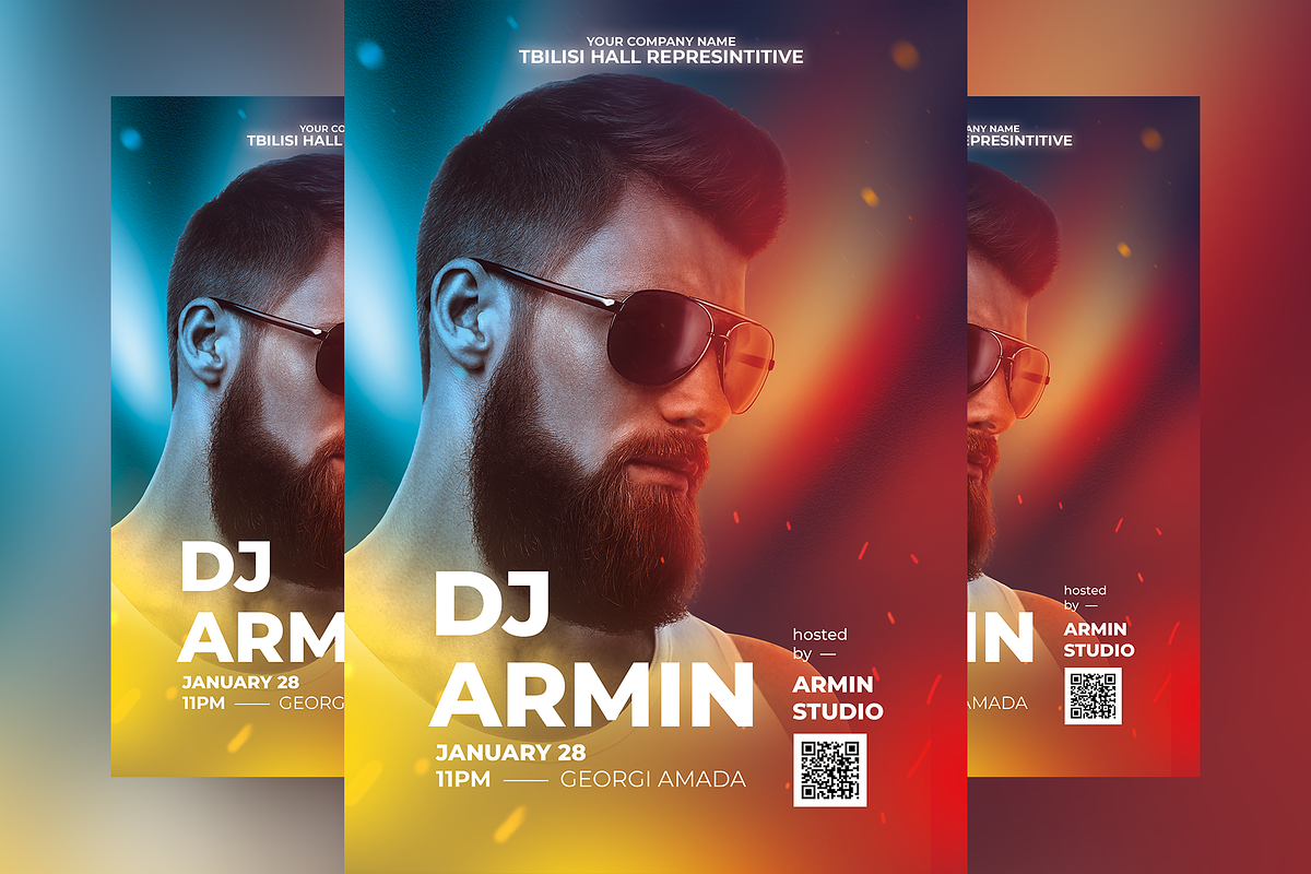 Dj Armin Vol.2 Flyer Template, a Flyer Template by bunebx (Photo 1 of 4)