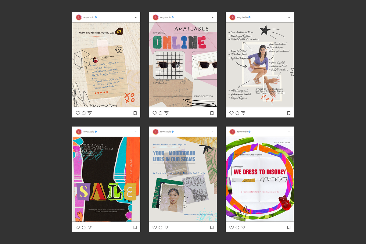 REVY Social Media Kit, a Social Media Template by rainbojelia (Photo 17 of 18)