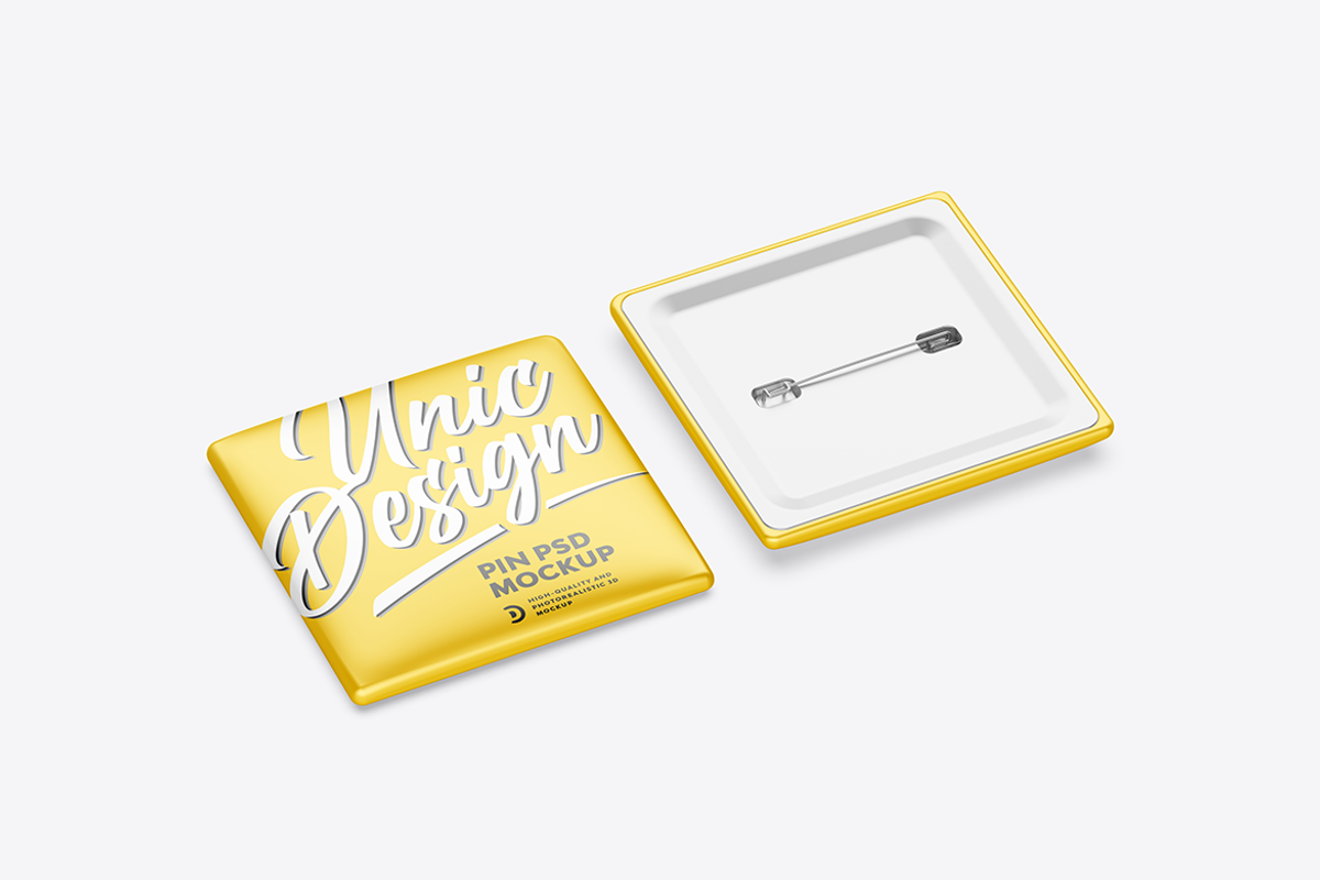 Pin Mockup, a Mockup by UnicDesign (Photo 7 of 7)