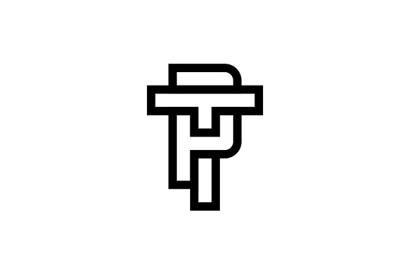 Monogram Initial Letter PT TP Logo preview 2