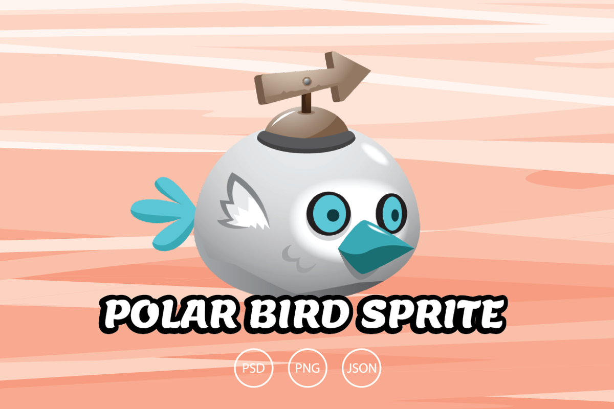 2D Game Asset - Polar Flappy Bird, an Illustration by Heavtryq Design (Photo 1 of 5)