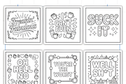 Naughty Swear Word Coloring Book, a Decorative Illustration by Ink Gallery (Thumbnail 9 of 9)