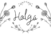 Holga Script, a Script Font by Noe Araujo (Thumbnail 1 of 4)
