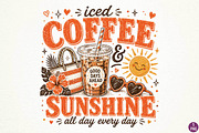 Summer Coffee Sublimation Design, a Seasonal Illustration by DreamPrint404 (Thumbnail 1 of 6)