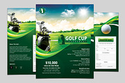 Golf Flyer with Registration Form, a Flyer Template by SNIPESCIENTIST (Thumbnail 1 of 3)