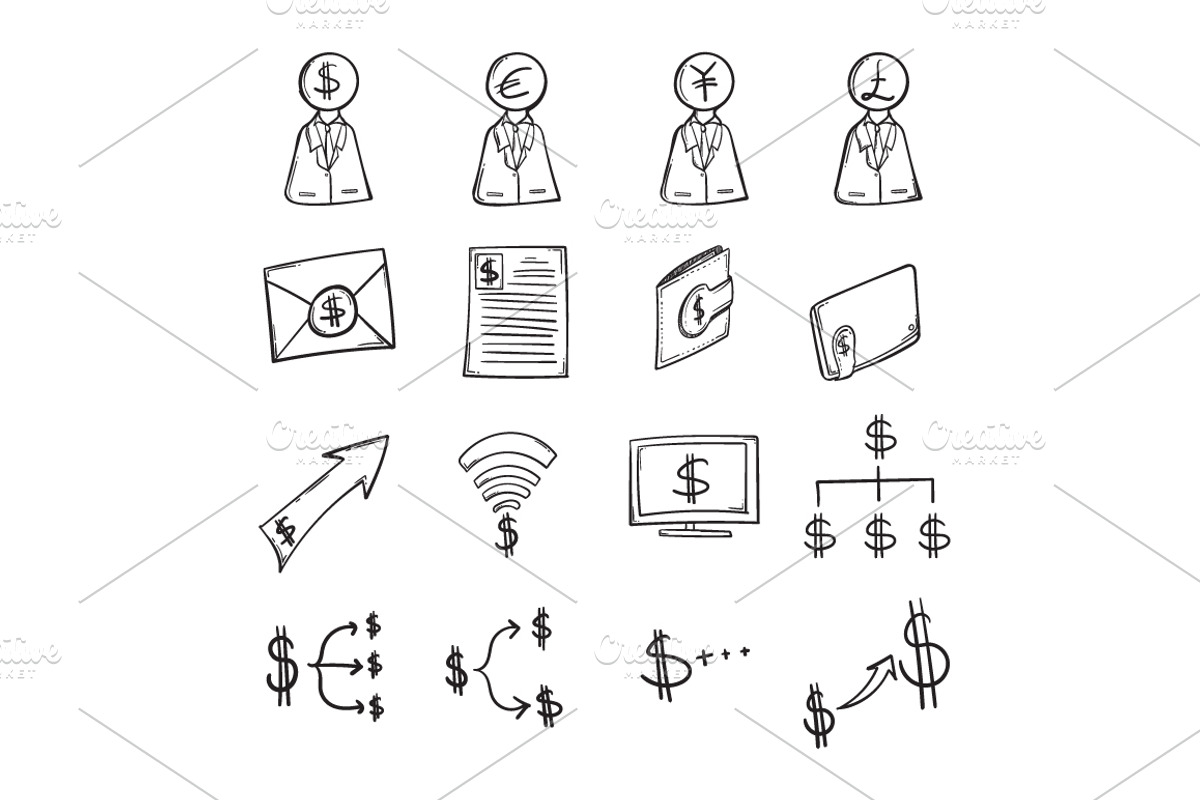 707 Hand Draw doodle icons set, an Outline Icon by TKDoodle (Photo 11 of 17)