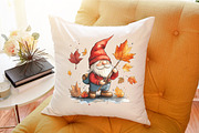 Cute Fall Gnomes Clipart - Gnome Png, an Illustration by Sublimation Artist (Thumbnail 6 of 6)