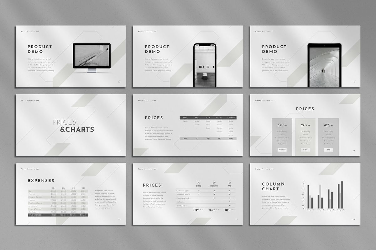 Pictor Presentation Template, a Presentation Template by SlideStation (Photo 6 of 7)