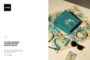 Scarf Headband Paper Bag Mockup, a Mask Mockup by creatsy5 (Thumbnail 1 of 6)