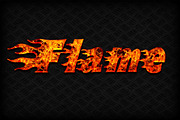 Fire Text Effects for Photoshop, a Layer Style Add-On by Creativenauts (Thumbnail 2 of 5)