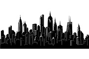 City Skyline Silhouette Bundle, an Object Graphic by Creativeshirt (Thumbnail 7 of 20)
