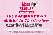 Moon Starlaa Font, a Handwritten Font by Mabhal Studio (Thumbnail 8 of 9)