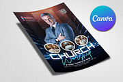 Destiny Night Prophetic Church Flyer, a Flyer Template by Psd Templates (Thumbnail 3 of 3)