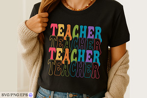 Teacher SVG Inspirational & Funny, a Graphic by mh_arif