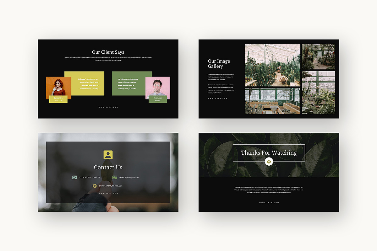 Sreb : Garden Service Keynote, a Presentation Template by Punkl Camp (Photo 16 of 16)