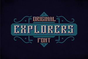 Explorers Vintage Typeface