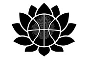 Basketball Lotus Emblem, an Object Graphic by Gfx_Store (Thumbnail 1 of 15)