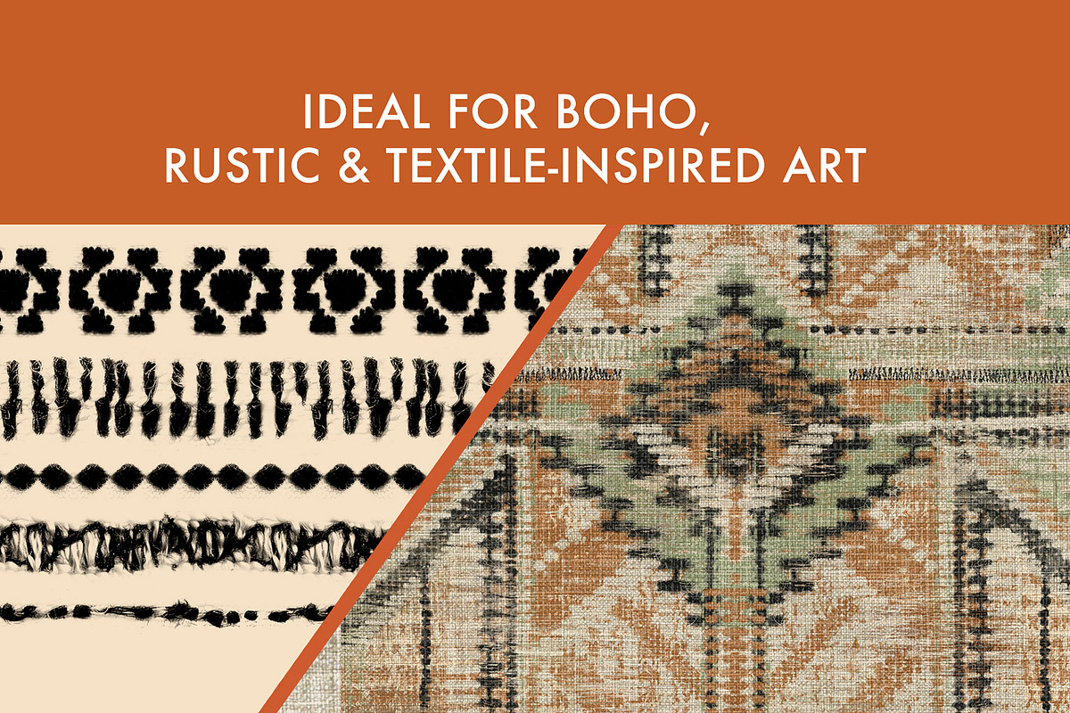 Woven Fabric Brush Set, a Brushes & More by Zsolt Kosa Art (Photo 4 of 6)