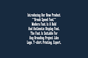 BreakSpeed Font, a Serif Font by albert_kalingga (Thumbnail 4 of 5)