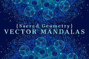 {Sacred Geometry} VECTOR MANDALAS, a Texture Illustration by ekaart (Thumbnail 1 of 7)