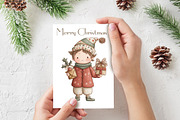 Whimsical Christmas Red Fairy Boy, a Seasonal Illustration by V Design Creator (Thumbnail 6 of 8)