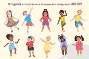 Happy Kids, a Person Illustration by YuNa (Thumbnail 2 of 6)