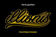 Lines Retro Text & Logo Effect, a Layer Style Add-On by Design Squad (Thumbnail 1 of 6)