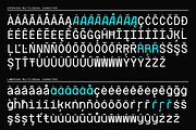Artavion Mono - Monospace Typeface, a Sans Serif Font by Valentino Vergan (Thumbnail 11 of 14)