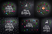 Merry Christmas  set., a Decorative Illustration by mikka_kika (Thumbnail 2 of 6)