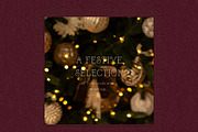Vintage Christmas Cards & Frames, a Background Graphic by Laras Wonderland (Thumbnail 12 of 12)