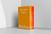 Multi Book Display Mockup - 8 Views, a Books & Magazine Mockup by Illusiongraphic (Thumbnail 5 of 23)