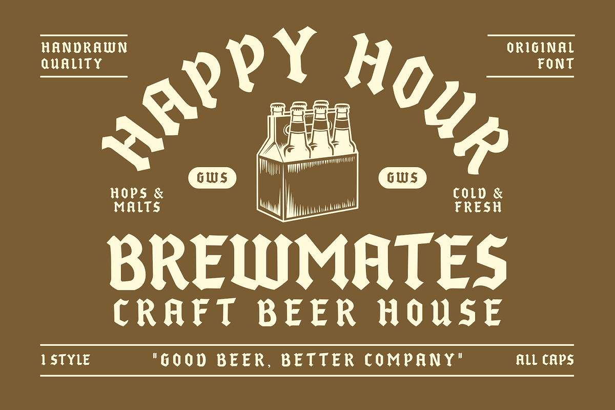 Baiters | Handdrawn Typeface, a Handwritten Font by Goodwheel Studio (Photo 3 of 8)