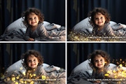 12 sparkle and glitter PNG overlays, a Layer Style Add-On by Walllow Creatives (Thumbnail 4 of 6)