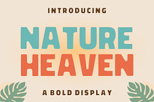 Nature Heaven - Bold Display Font