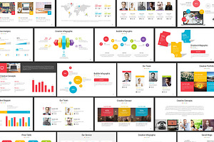 Full Color Powerpoint Template, a Presentation Template by Brandearth RRGraph