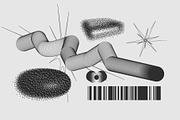 120 Vector Dither Textured Clip Arts, a Graphic by softulka (Thumbnail 16 of 16)