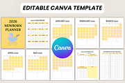 2026 Newborn Planner Canva Template, a Marketing Template by Ink Gallery (Thumbnail 2 of 10)