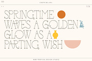 Costa Del Sol - Fun Ligature Font, a Font by Tropical Type (Thumbnail 6 of 9)