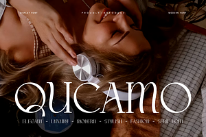 Qucamo - Elegant Serif Font, a Serif Font by QR Design Studio